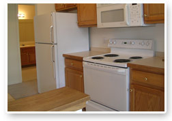Picture of Student or Married Apartment Kitchen at Northway Pines Apartment Community